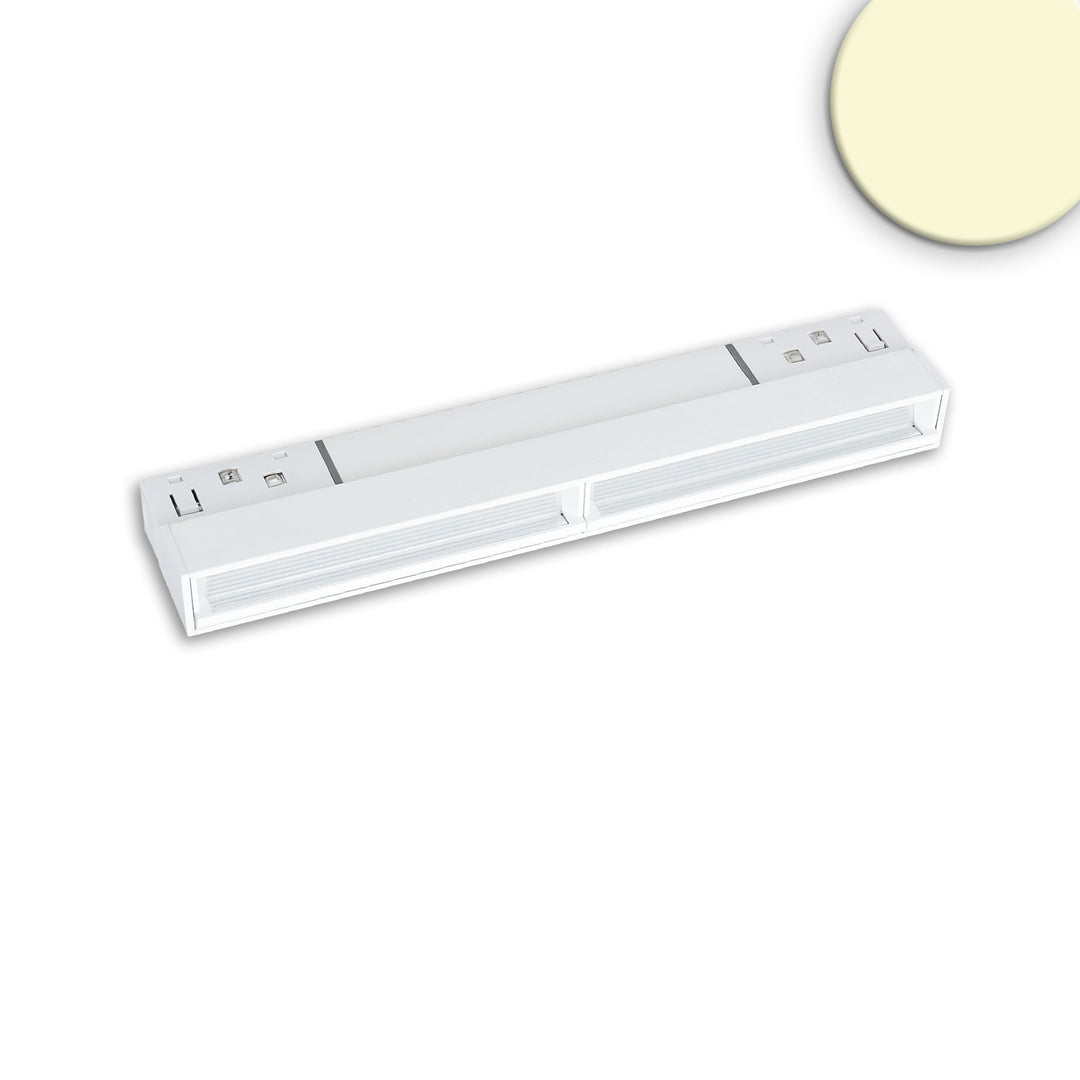 Track48 Wallwasher 22cm white, 12W, 100° asymmetrical, 48V DC, 3000K, CRI90, Line+, DALI dimmable