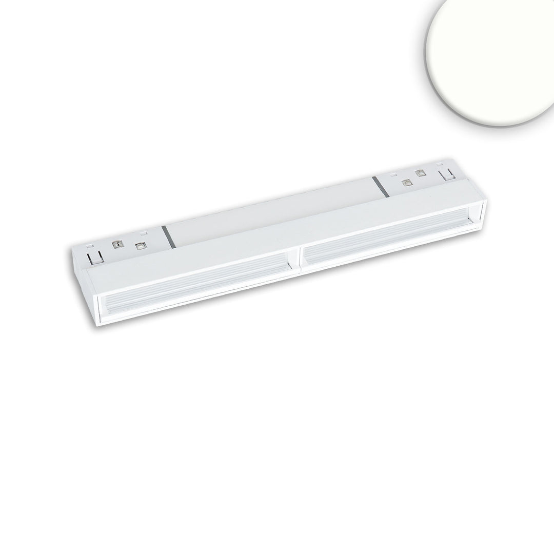 Track48 Wallwasher 22cm white, 12W, 100° asymmetrical, 48V DC, 4000K, CRI90, Line+, DALI dimmable