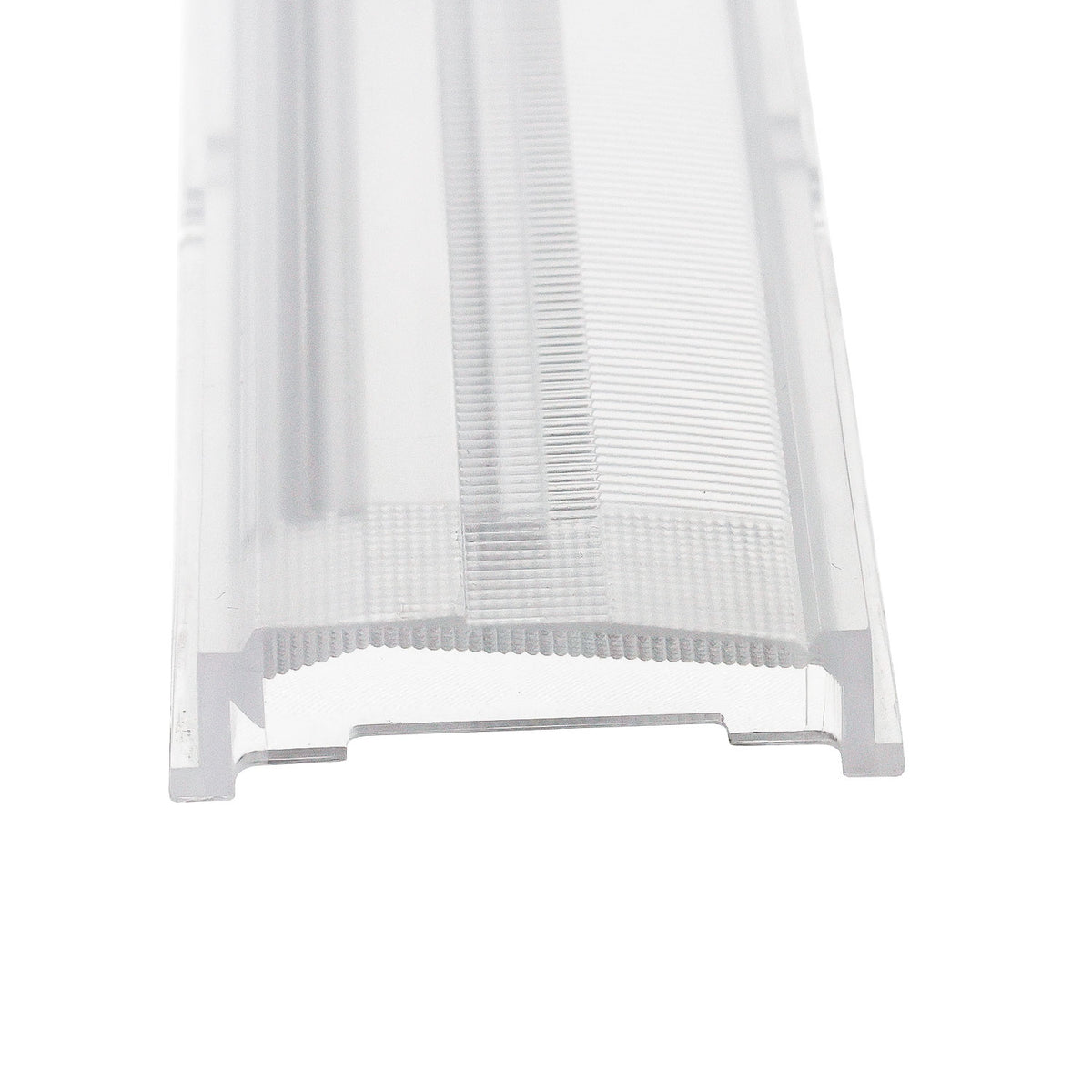 Insert cover 25° asymmetrical lens for 3-phase prismatic linear light, 120cm