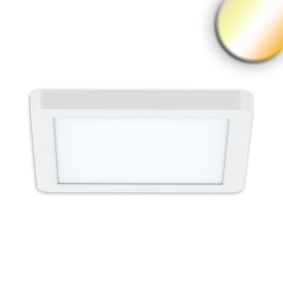 LED surface-mounted/recessed light Flex Pro 235x235, 16W, white, 120lm/W, 3000|3500|4000K, dimmable