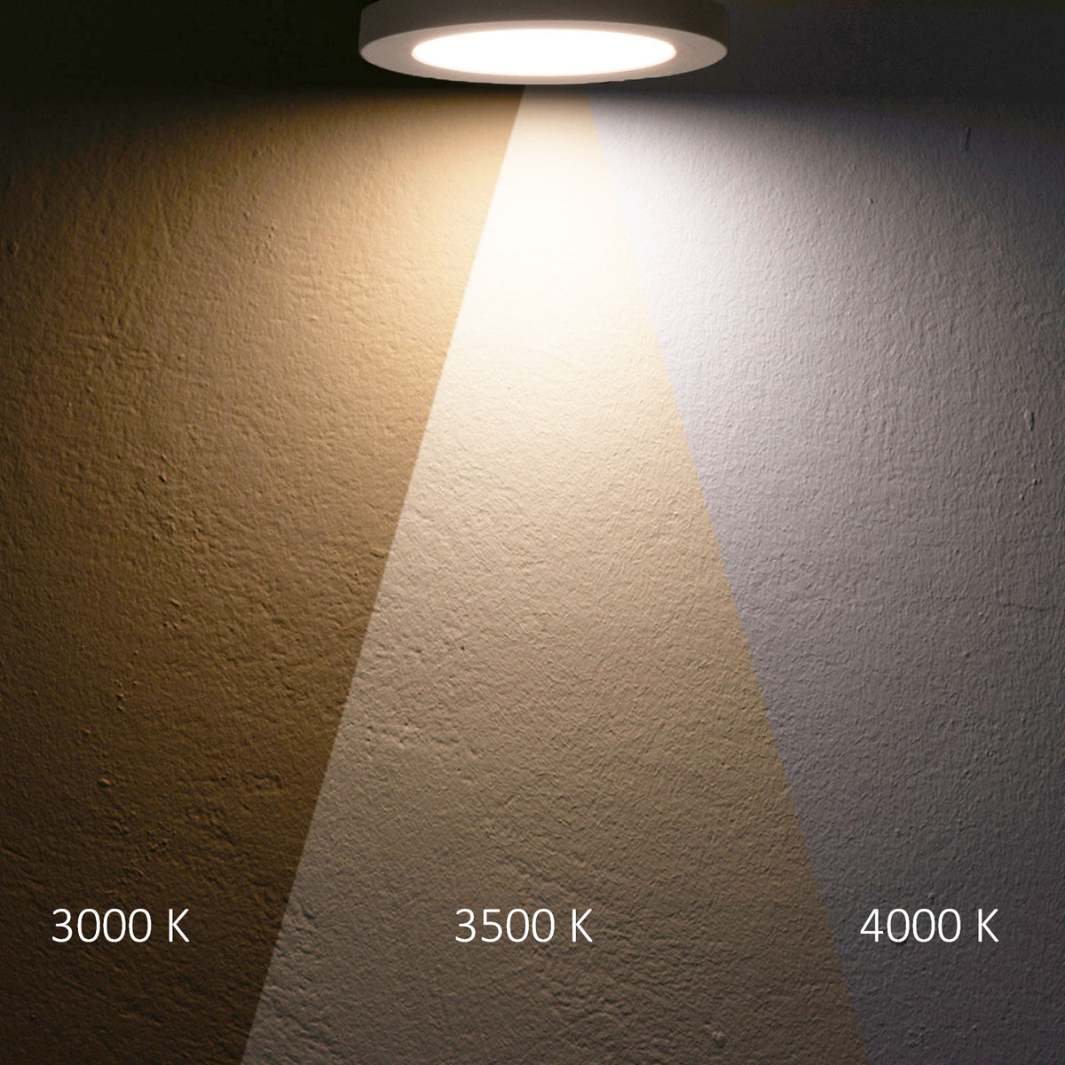 LED surface-mounted/recessed light Flex Pro DN300, 22W, white, 120lm/W, 3000|3500|4000K, dimmable