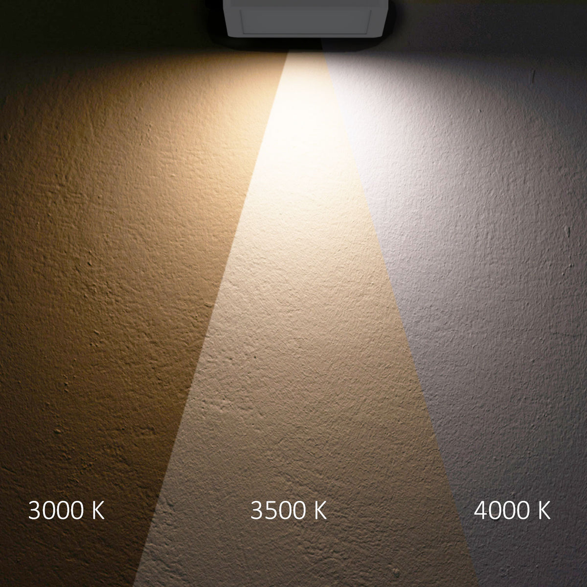 LED surface-mounted/recessed light Flex Pro 300x300, 22W, white, 120lm/W, 3000|3500|4000K, dimmable
