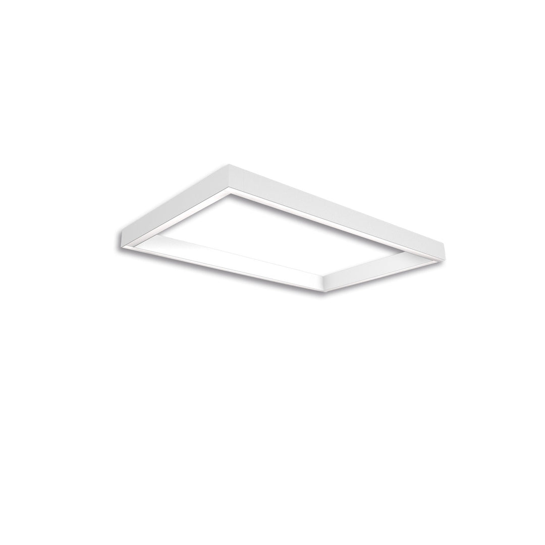 Track48 light frame H50, inner dimensions 500x800mm, white, excluding transformer, excluding mounting clip/cable attachment.