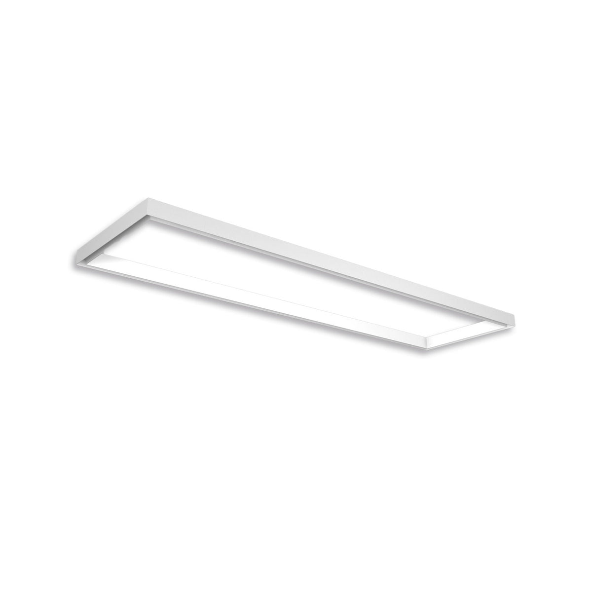 Track48 light frame H50, inner dimensions 320x1500mm, white, excluding transformer, excluding mounting clip/cable.