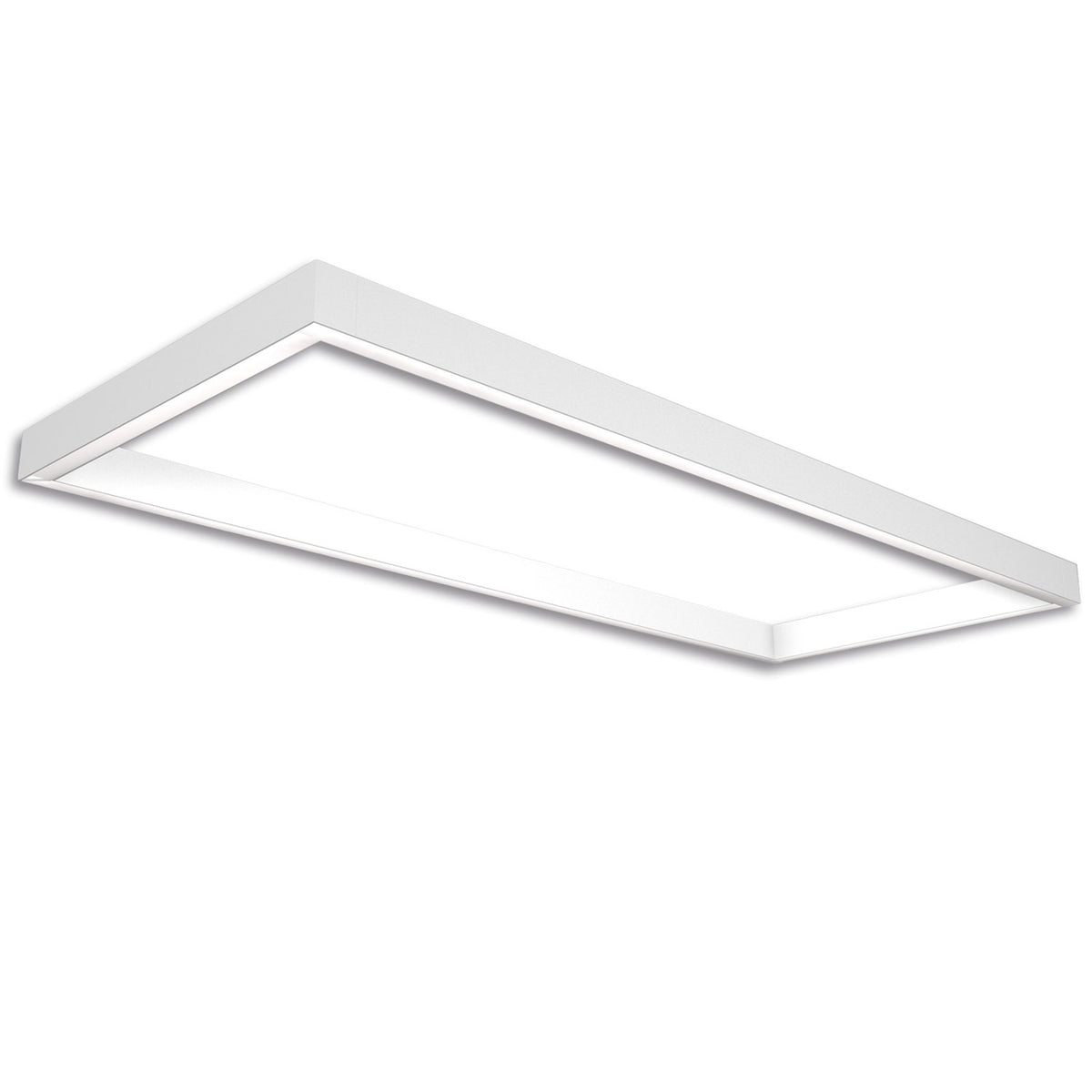 Track48 light frame H50, internal dimensions 500x1192 mm, white, excluding transformer, excluding mounting clip/cable.