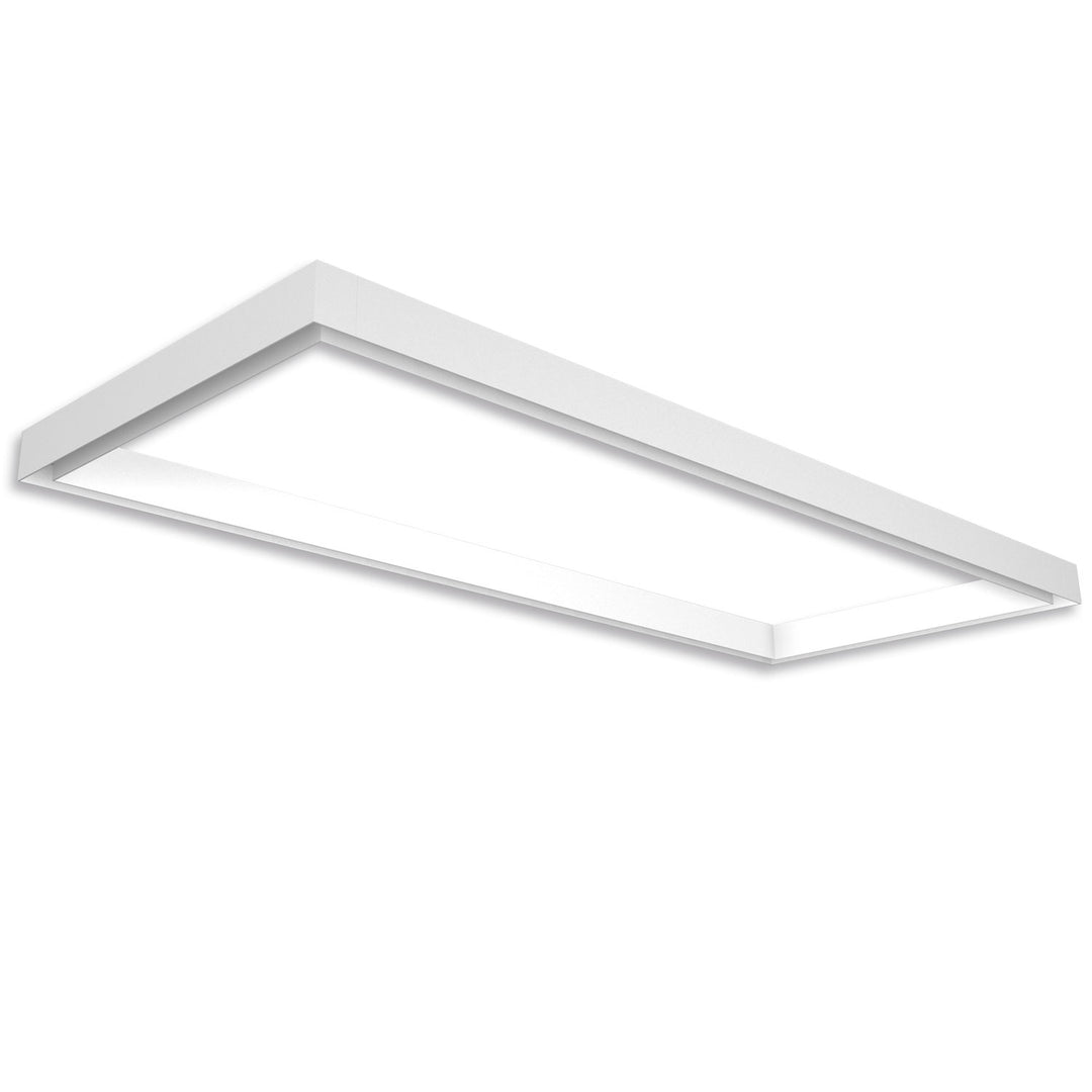 Track48 light frame H50, internal dimensions 500x1192 mm, white, excluding transformer, excluding mounting clip/cable.