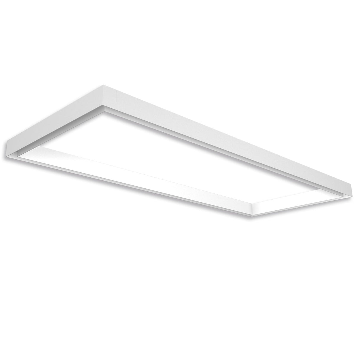 Track48 light frame H50, internal dimensions 500x1192 mm, white, excluding transformer, excluding mounting clip/cable.