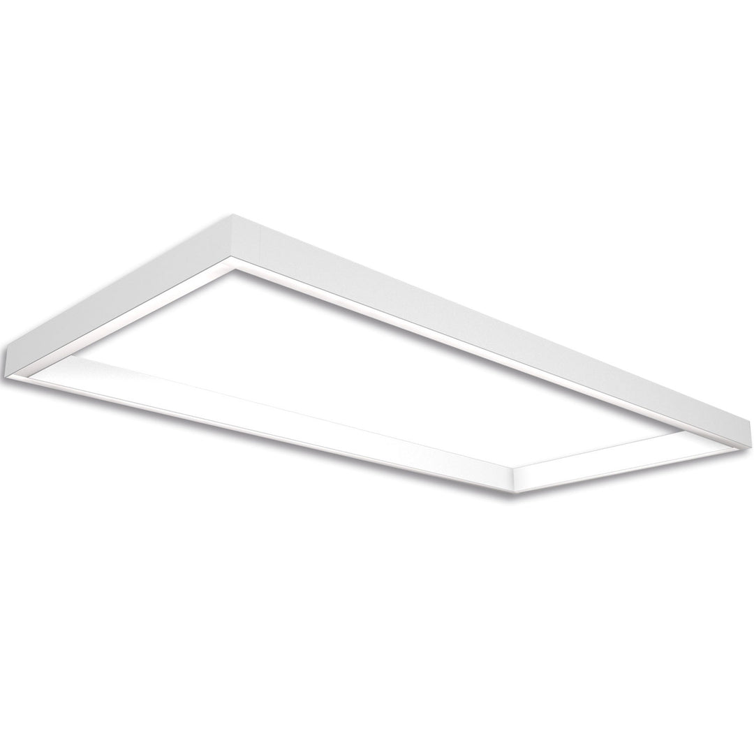 Track48 light frame H50, internal dimensions 592x1192mm, white, excluding transformer, excluding mounting clip/cable.