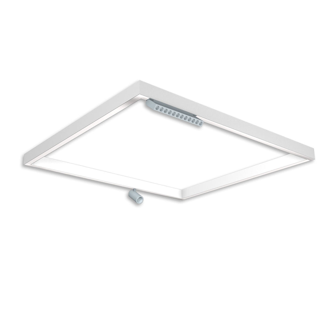 Track48 light frame H50, inner dimensions 900x1000mm, white, excluding transformer, excluding mounting clip/cable attachment.