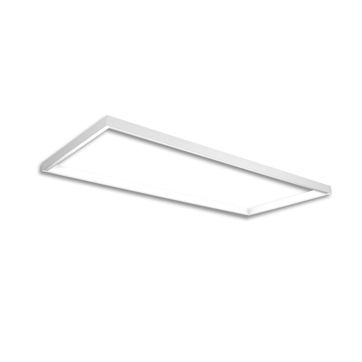 Track48 light frame H50, internal dimensions 592x1500mm, white, excluding transformer, excluding mounting clip/cable attachment.