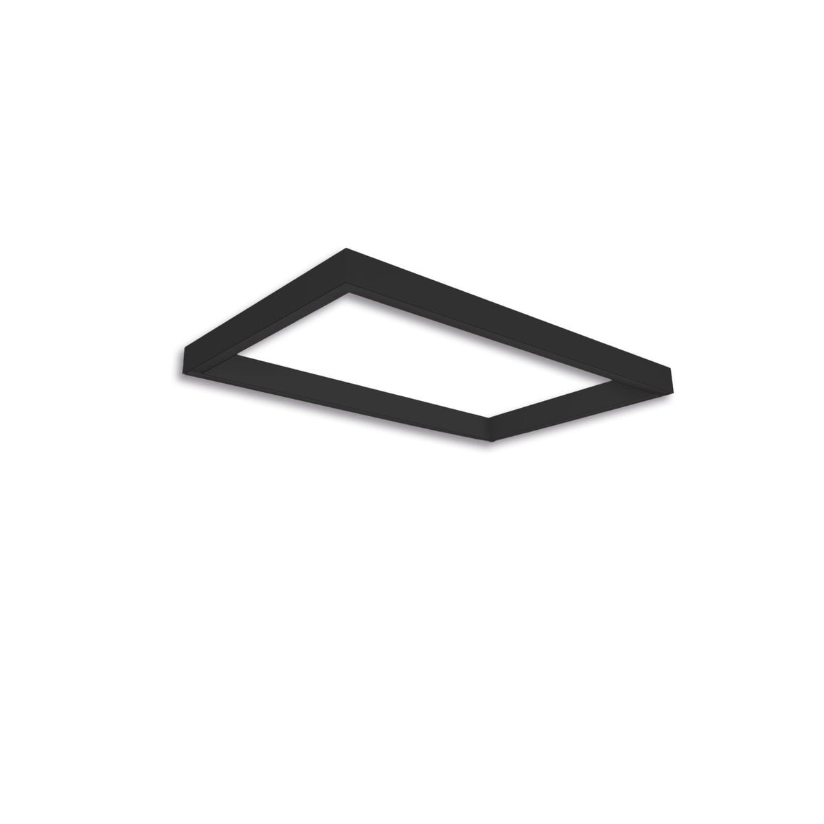 Track48 light frame H50, inner dimensions 500x800mm, black, excluding transformer, excluding mounting clip/cable attachment.