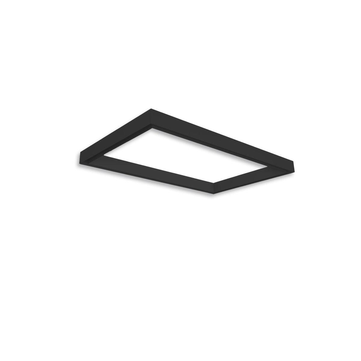 Track48 light frame H50, inner dimensions 500x800mm, black, excluding transformer, excluding mounting clip/cable attachment.