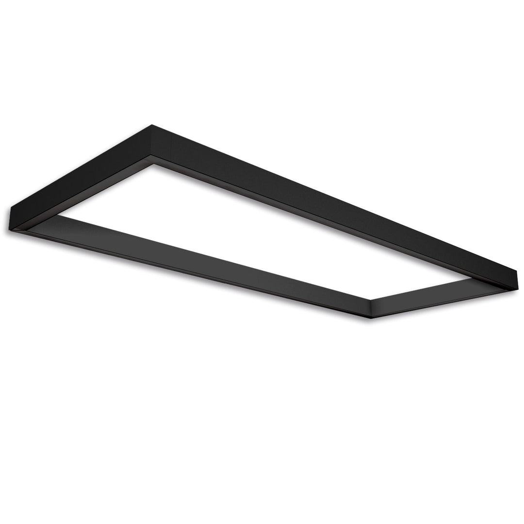 Track48 light frame H50, internal dimensions 500x1192mm, black, excluding transformer, excluding mounting clip/cable attachment.