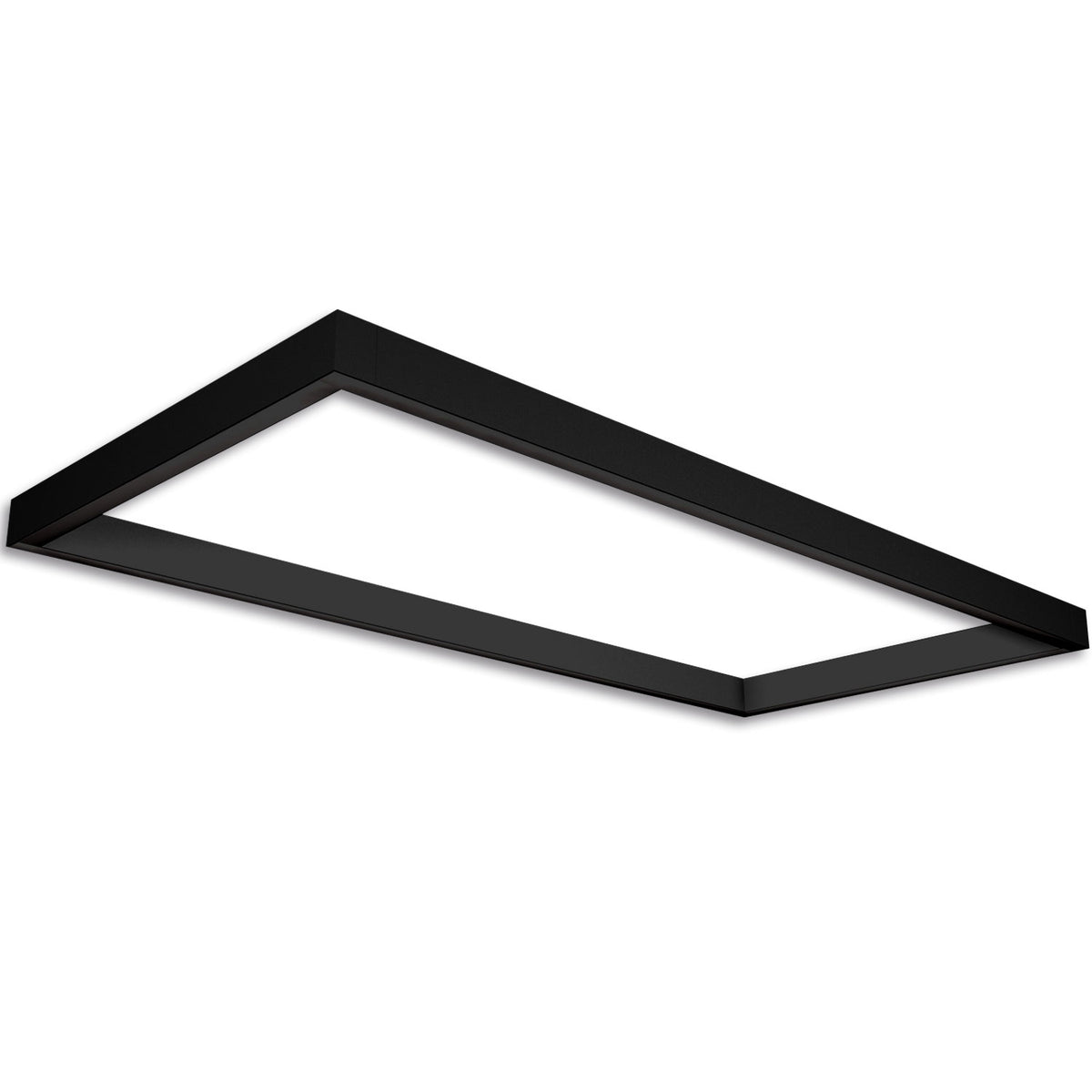 Track48 light frame H50, internal dimensions 592x1192mm, black, excluding transformer, excluding mounting clip/cable attachment.