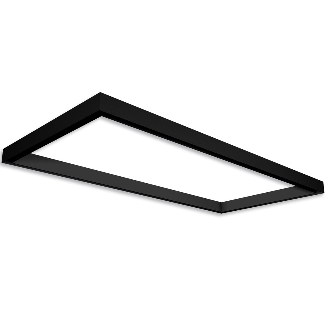 Track48 light frame H50, internal dimensions 592x1192mm, black, excluding transformer, excluding mounting clip/cable attachment.