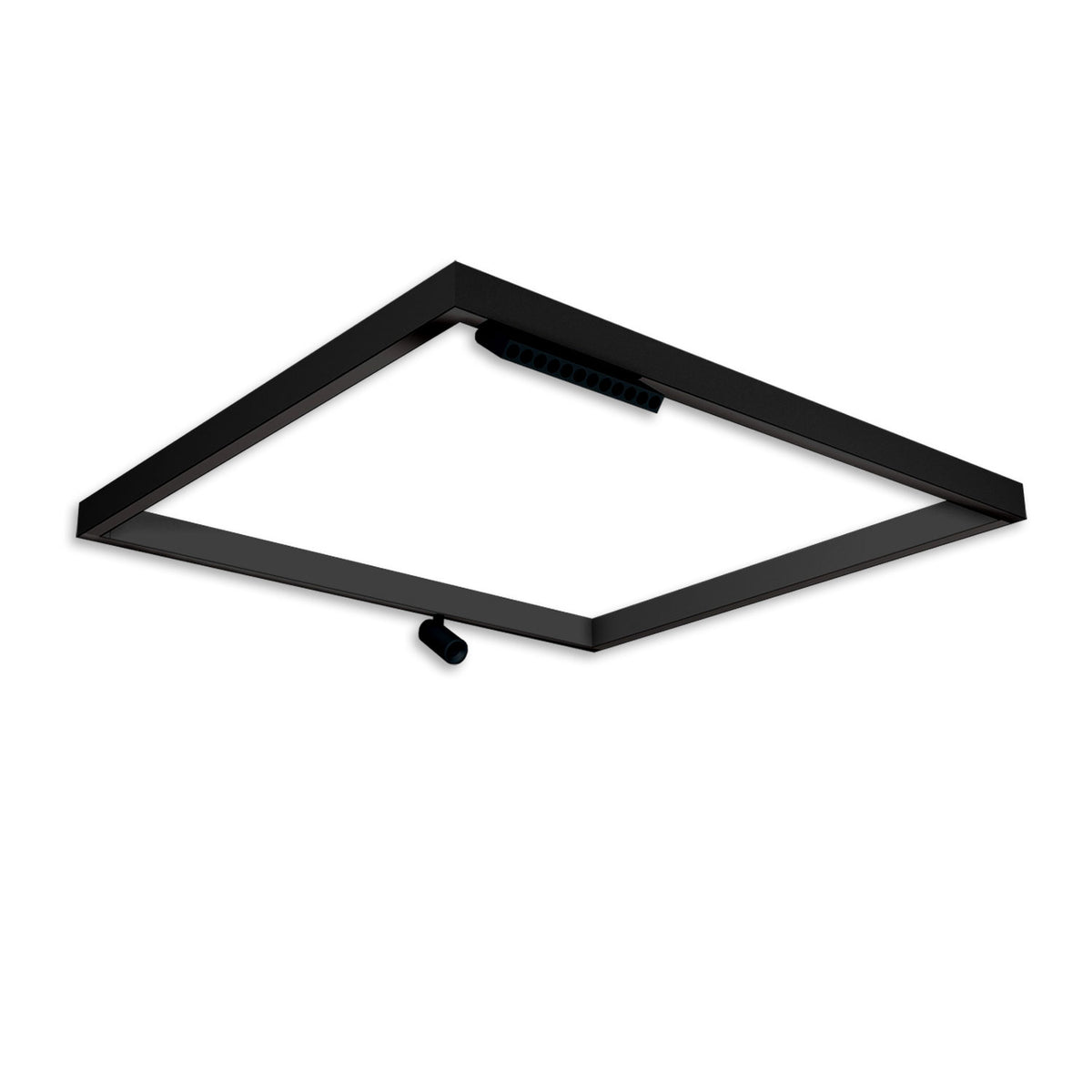 Track48 light frame H50, inner dimensions 900x1000mm, black, excluding transformer, excluding mounting clip/cable attachment.