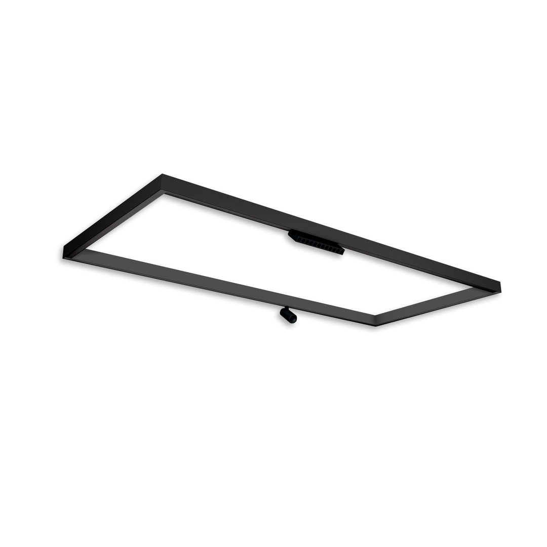 Track48 light frame H50, internal dimensions 592x1500mm, black, excluding transformer, excluding mounting clip/cable attachment.