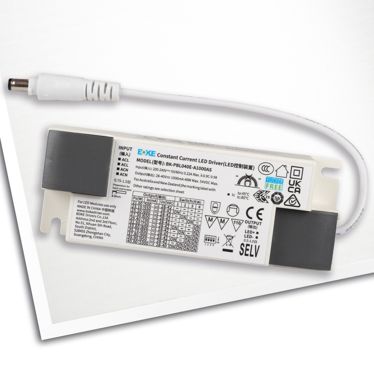 LED Panel ECO Backlight Line 625 UGR<19 2H/2H, CRI80, 36W, neutralweiß, 6er Pack, PowerSwitch 21-40W