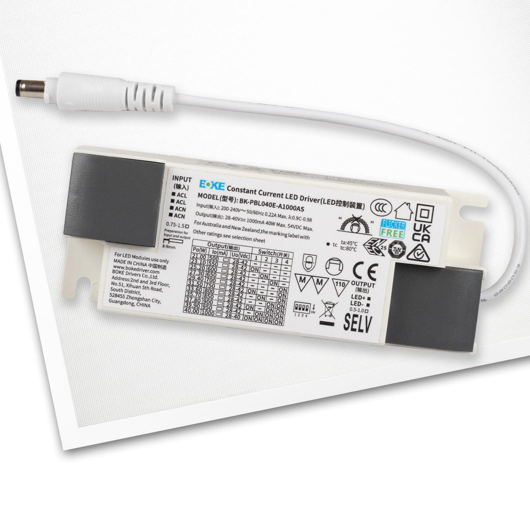 LED Panel Business Line 1200 UGR<19 2H/2H, 36W, weiß RAL9016, warmweiß, PowerSwitch 21-40W