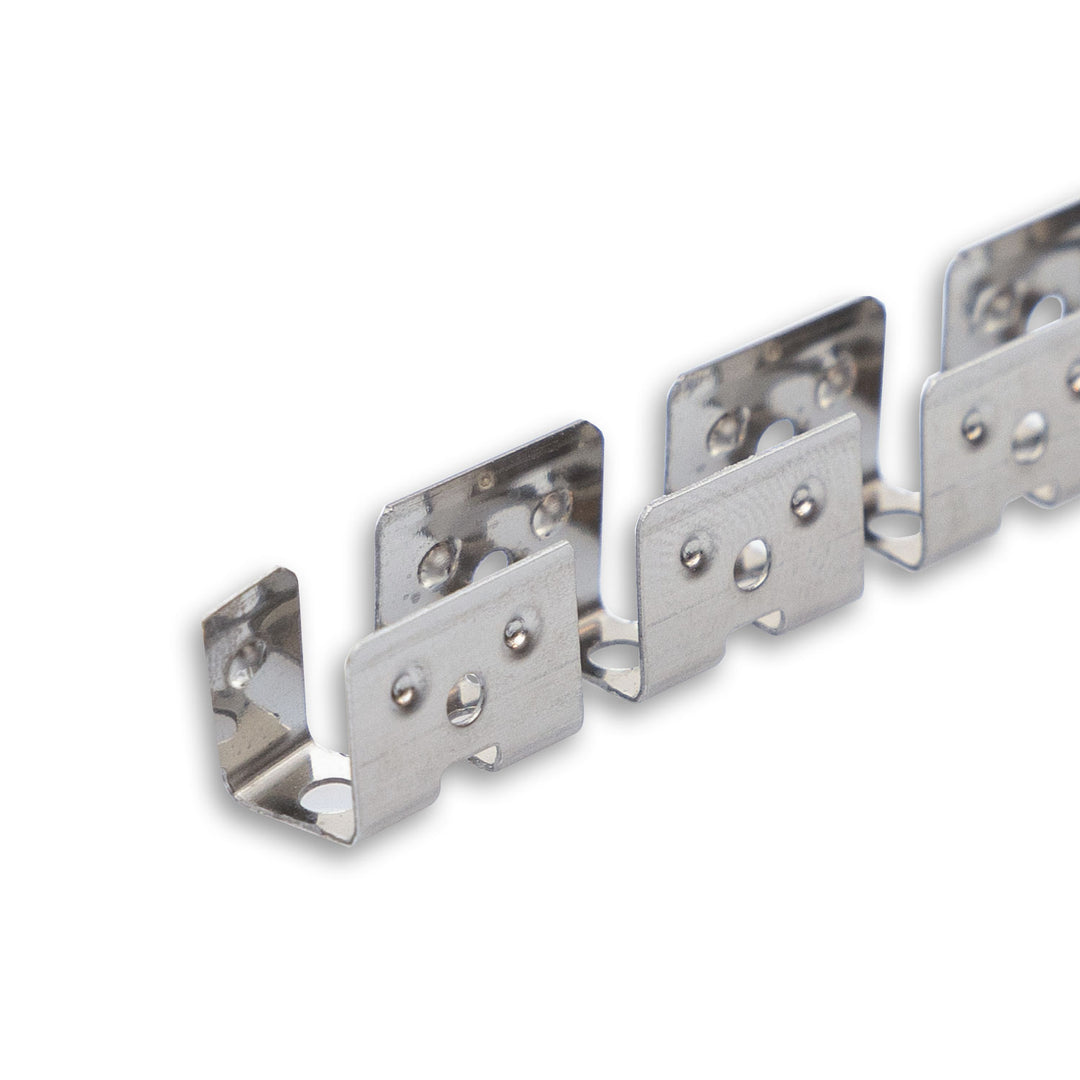 LED surface-mounted profile, anodized, toothed and flexible, for NEON Flexband B04H08, 100 cm