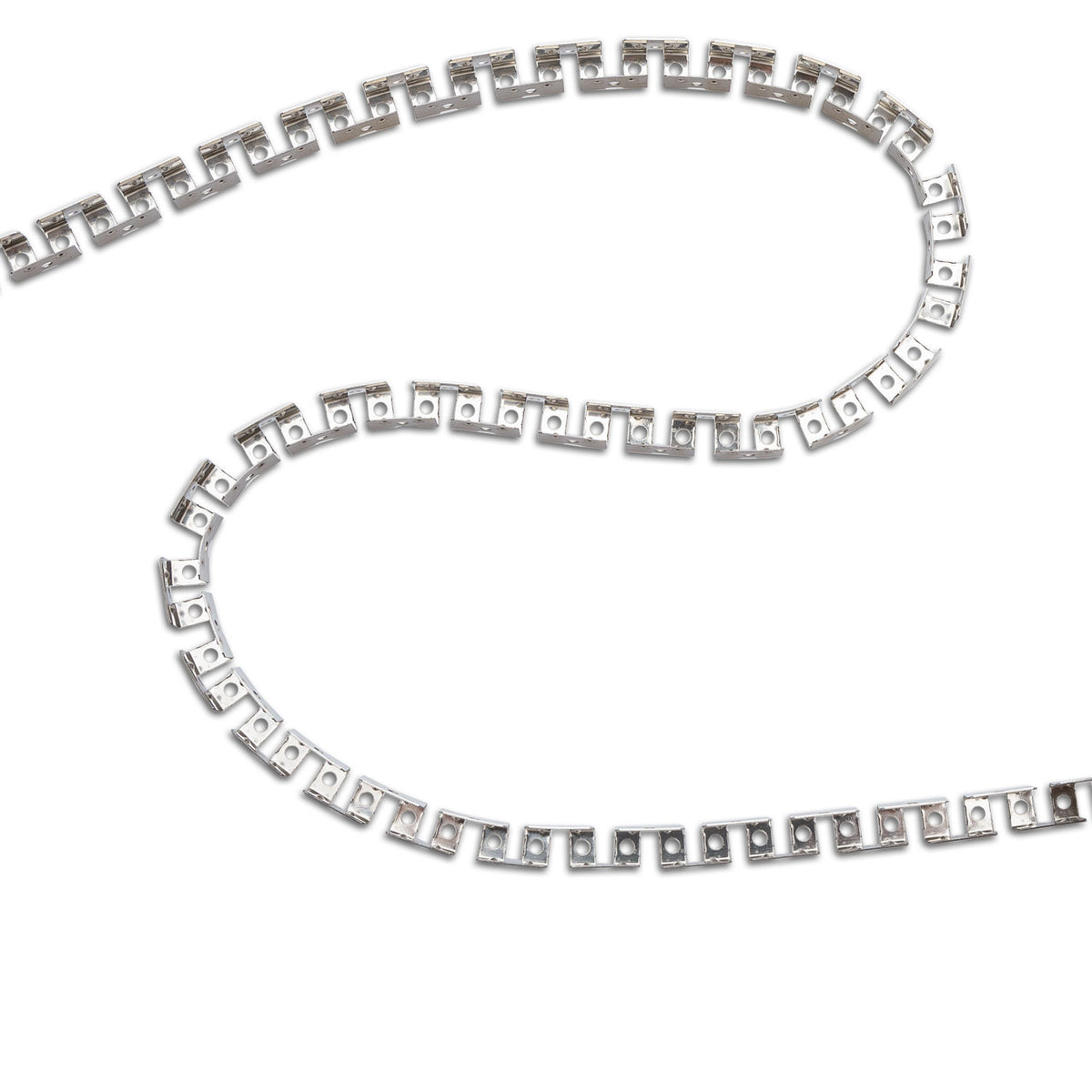 LED surface-mounted profile, anodized, toothed and flexible, for NEON Flexband B04H08, 100 cm