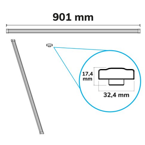 LINKLINE50 UP-Modul 10W für 120cm LED Hängeleuchte LINKLINE50 weiß