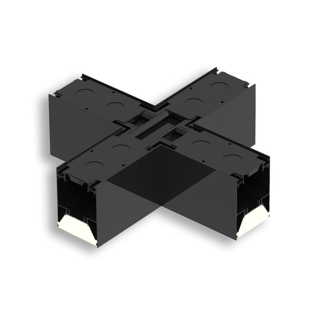 X-Verbinder für Aufbau/Hängeleuchte LINKLINE50 schwarz