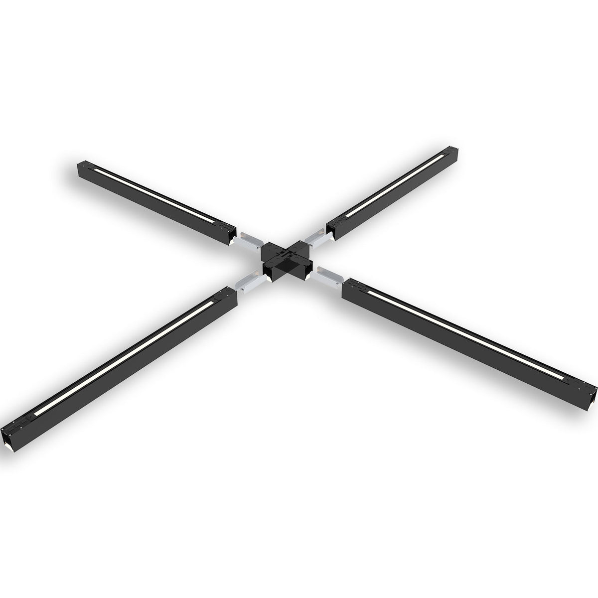 X-Verbinder für Aufbau/Hängeleuchte LINKLINE50 schwarz