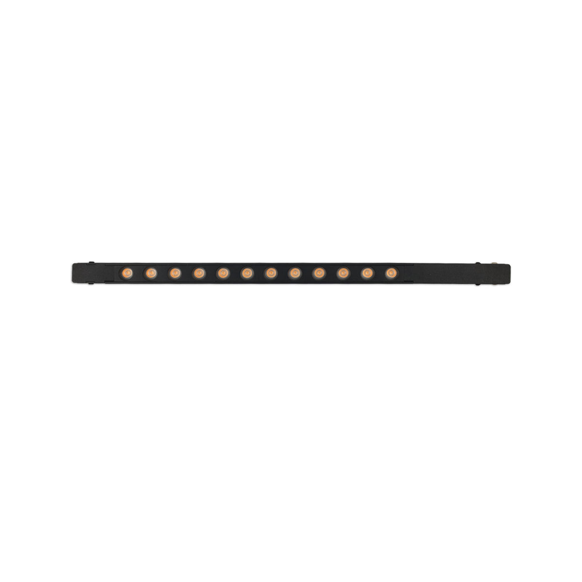 Track48 Leuchte Mini Raster, schwarz, 34cm, 12W, 36°, UGR<19, 48V DC, 3000K, CRI90, Line+
