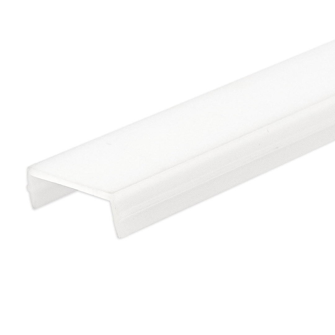White/matt cover for Track48 drywall, recessed and surface-mounted rail (H50), 200cm, 75% transmission