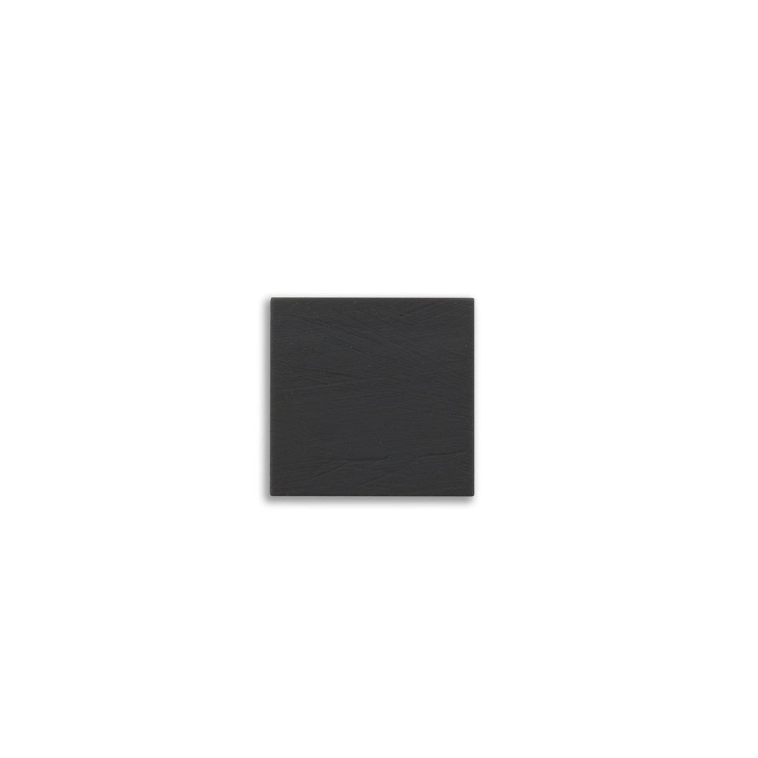 External end cap, black, for Track48 flat rail (H25) with translucent, flush cover, 2 pieces