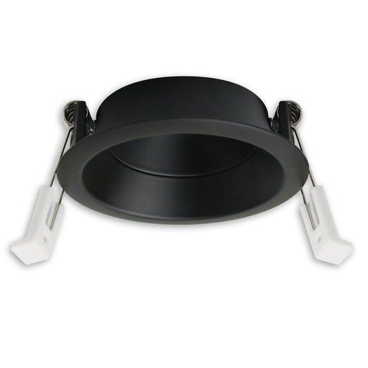 Einbaur. f. Einbaustrahler Back68&LED Modul SYS-GU10, schwenkbar, schwarz matt