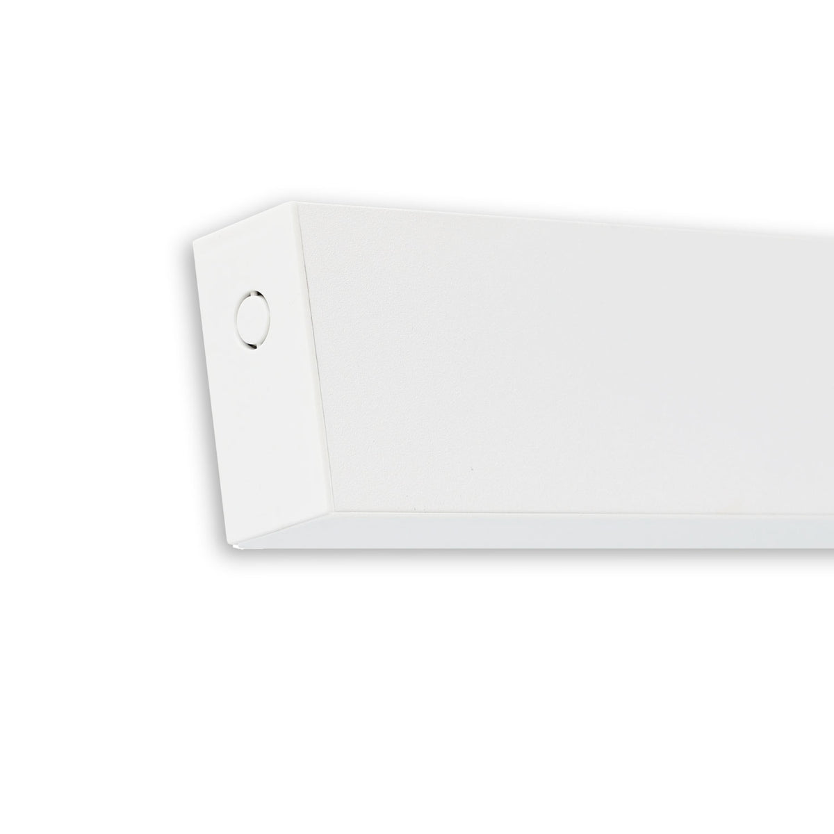 Track48 surface-mounted rail, white, 200cm, 4-pole, including end caps and protective cover