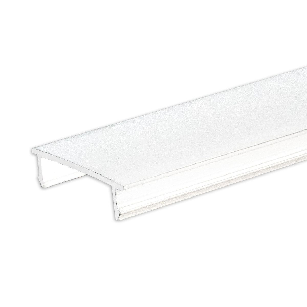 White protective cover for Track48 drywall, recessed and surface-mounted rail (H50), 300cm