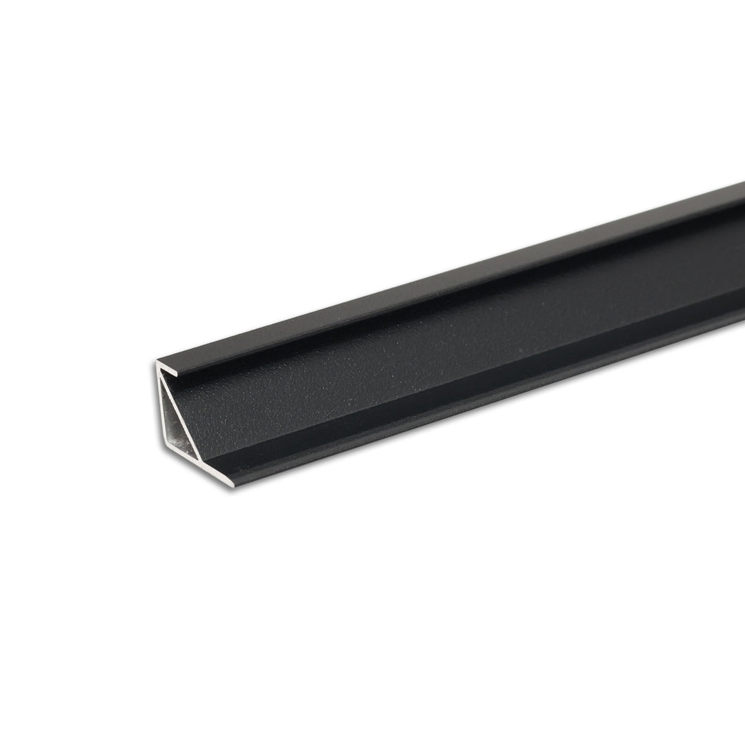 LED Schrankprofil FURNIT10 WARDROBE, Aluminium, schwarz, RAL9005
