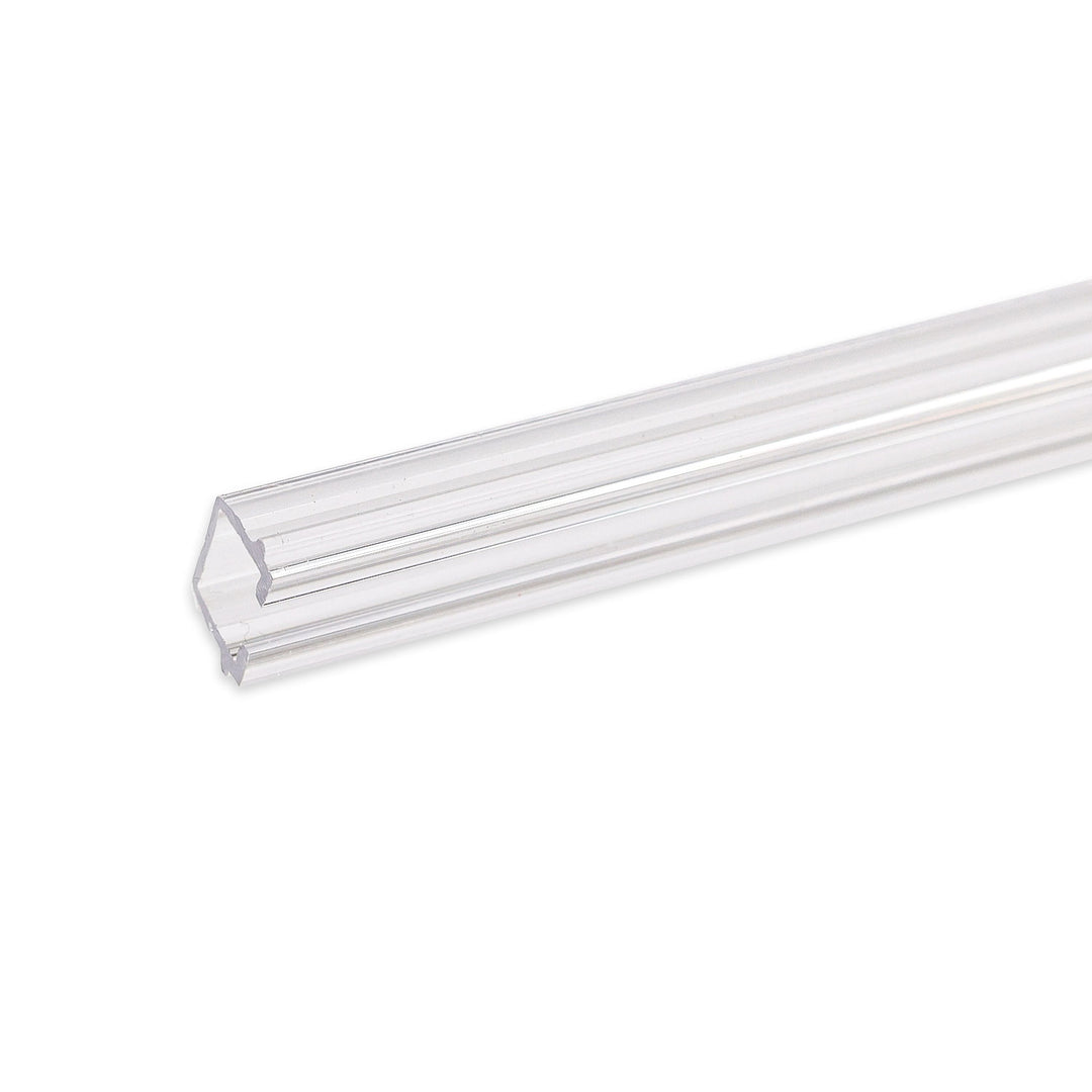 Gardinen-Inlay klar, Innenformat B=9.7 H=6.5mm Schlitz 6mm, 200cm