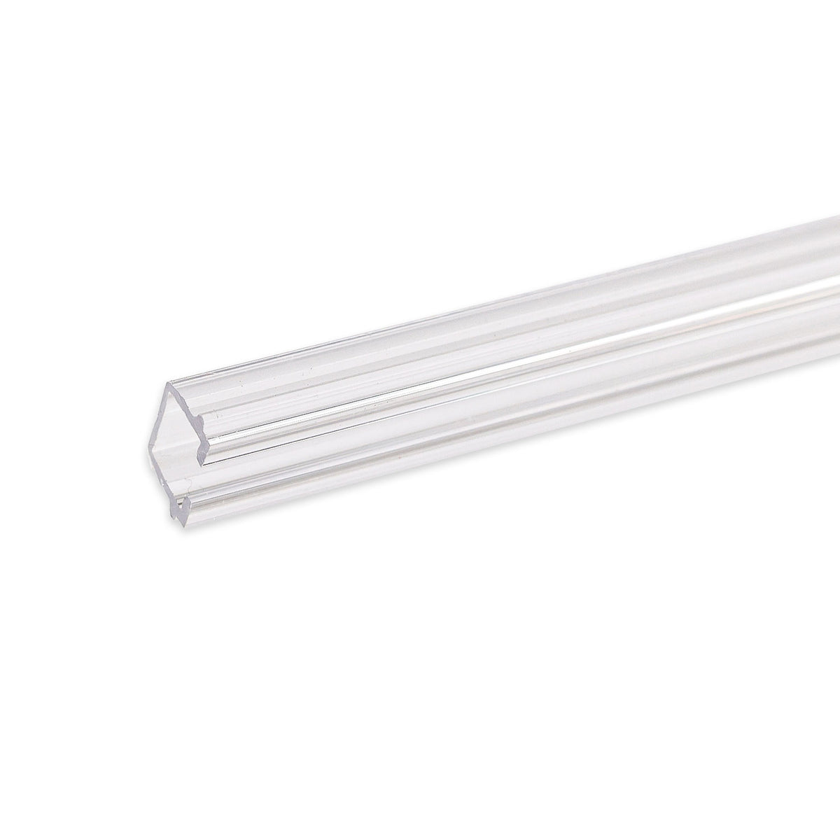 Gardinen-Inlay klar, Innenformat B=9.7 H=6.5mm Schlitz 6mm, 200cm