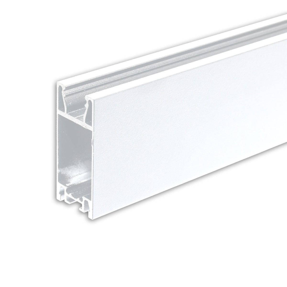 Curtain profile Curtain10 ONE HIGH, white RAL 9010, 200cm
