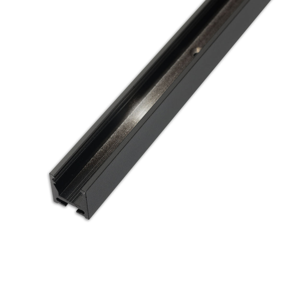 Gardinenprofil Curtain10 ONE FLAT, schwarz RAL 9005, 200cm