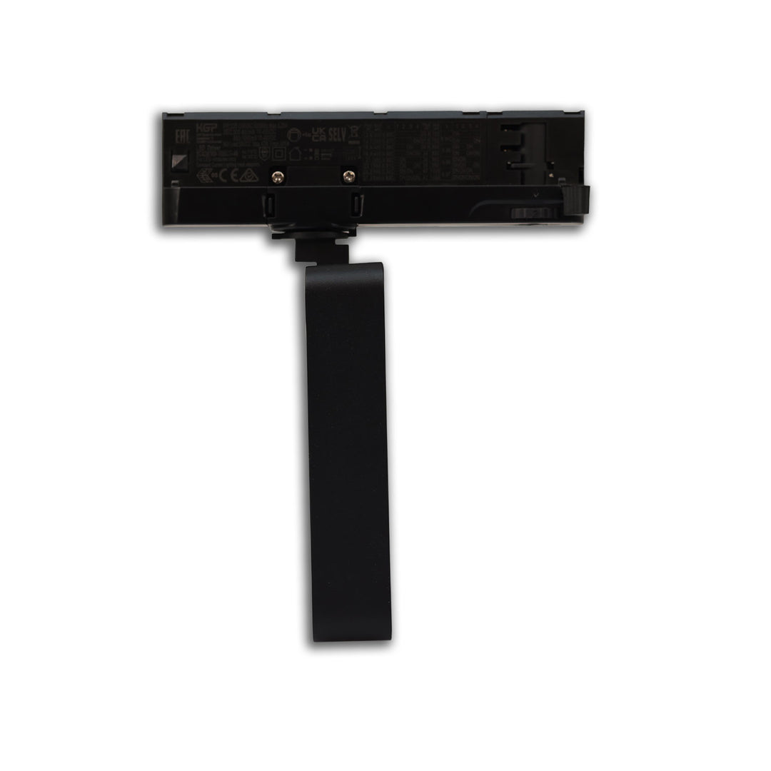 3-phase track spotlight MATRIX, 20W, 40°, black, 4000K, UGR<19, DALI dimmable