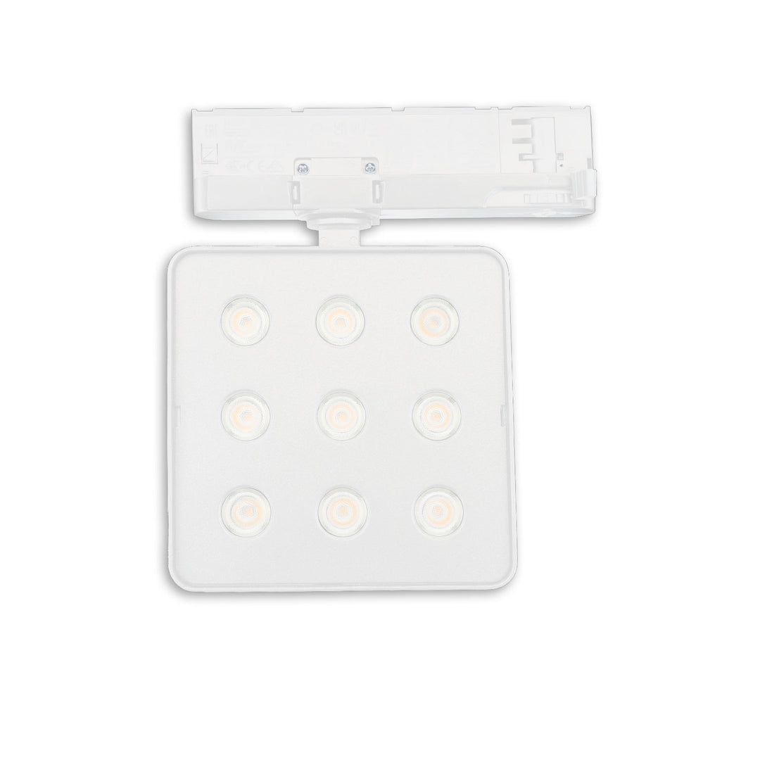 3-phase track spotlight MATRIX, 20W, 40°, white, 4000K, UGR<19