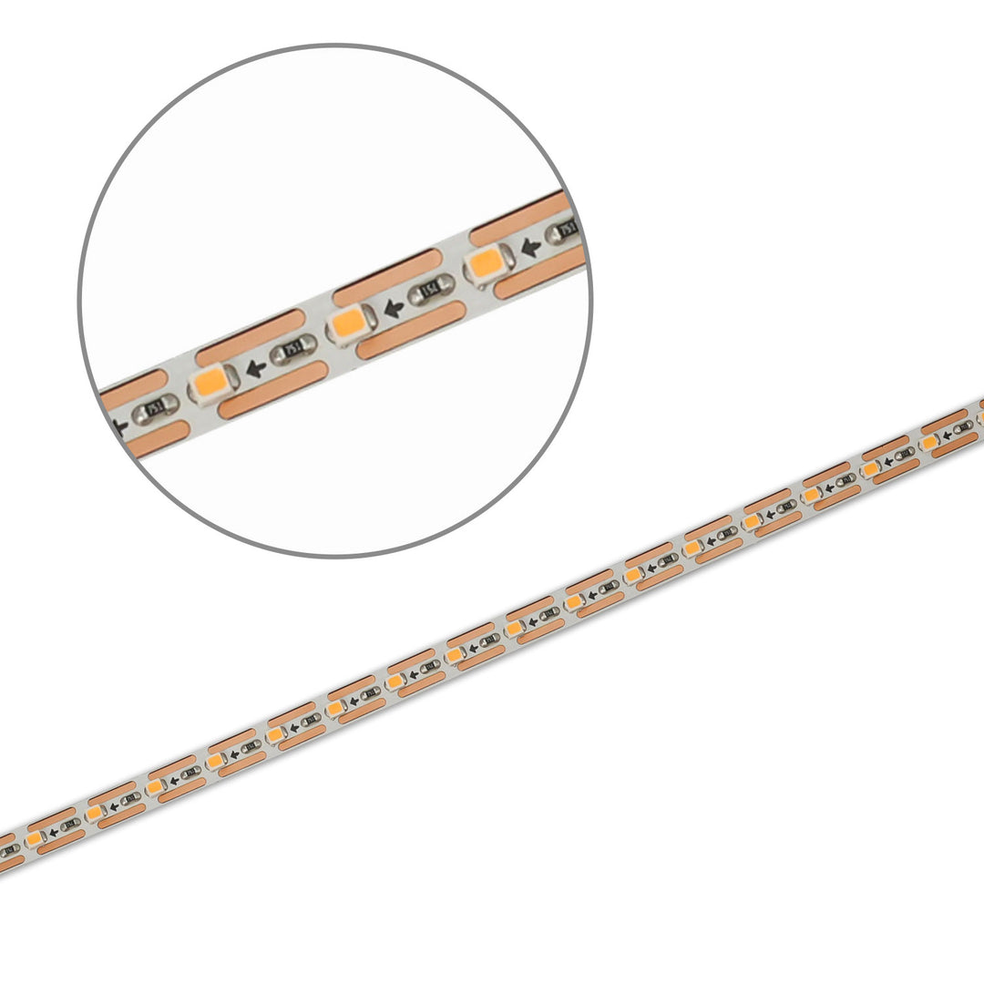 LED CRI927 MiniAMP flex ribbon, 24V DC, 7W, IP20, 2700K, 500cm, cable both. + maleAMP, 120 LED/m