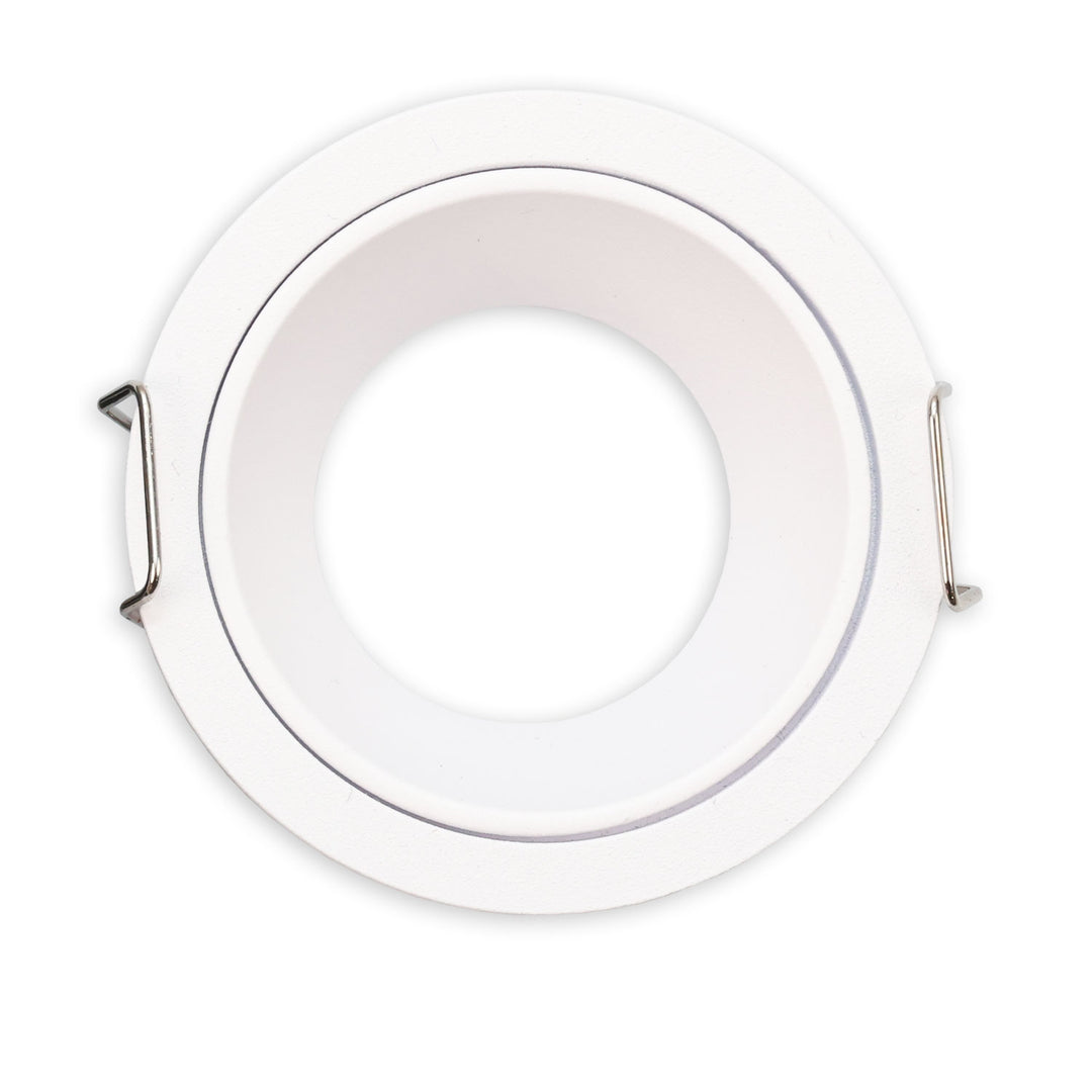 Mounting frame for MR11/GU10 mini spotlights, round, white