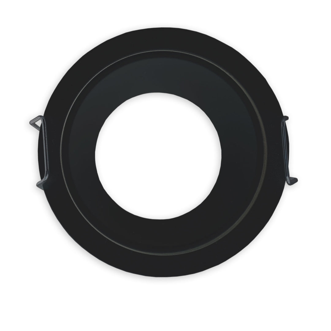 Einbaurahmen für MR11/GU10 Mini Spots, rund, schwarz