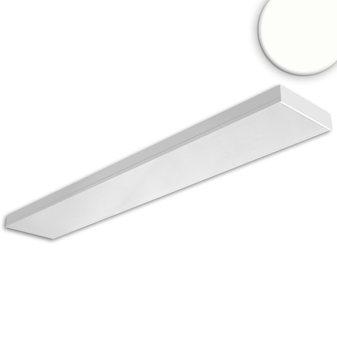 LED linear luminaire, 120x20cm, white, PowerSwitch 25|30|35|40W, UGR<19 2H/2H, 4000K, DALI dimmable