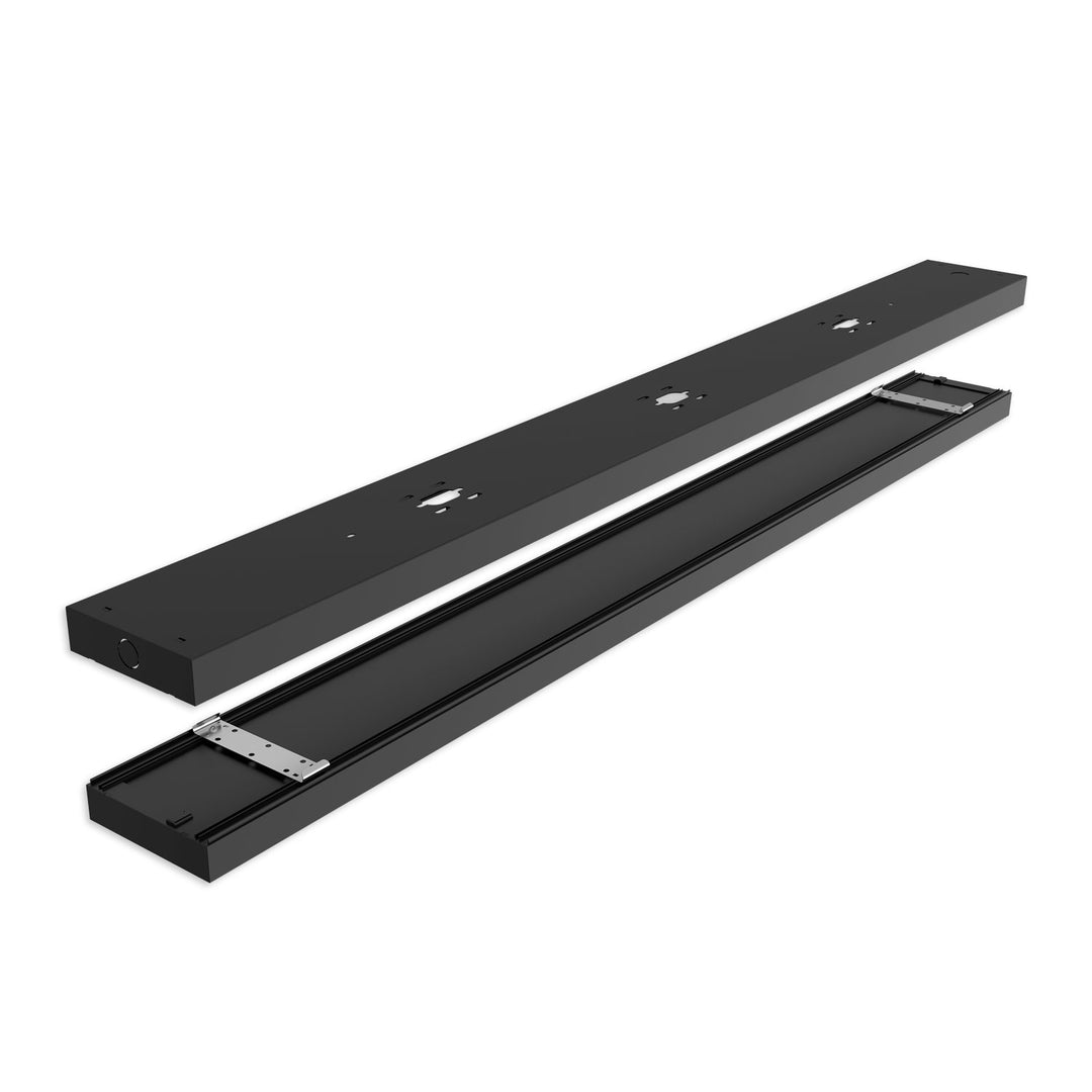 LED linear light, 120x12cm, black, 25|30|35|40W, UGR<19 2H|2H, ColorSwitch 3000|4000|5000K