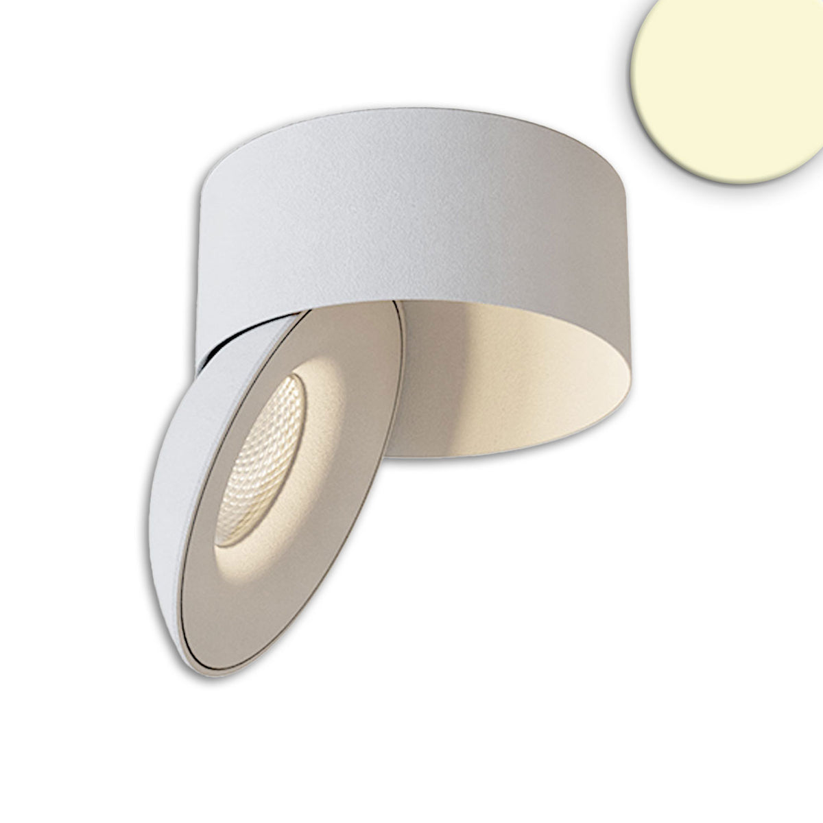 LED surface-mounted light Sphere white/white, 2700K, 10W, CRI90, dimmable