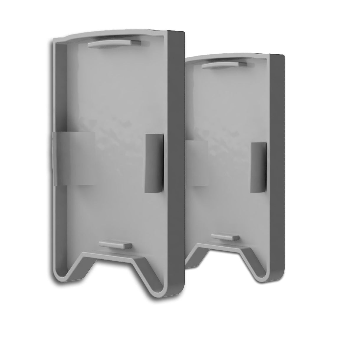 End cap EC119 with light trap, silver, for HALON lighting profile with cover C29/C61, 2 pieces
