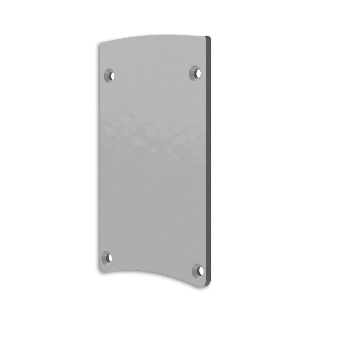 End cap EC124 aluminium silver for HALON lighting profile with cover C29/C61