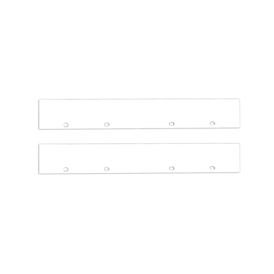 Endkappe Alu EC128 für Curtain10 DOUBLE, 2 Stück, weiß